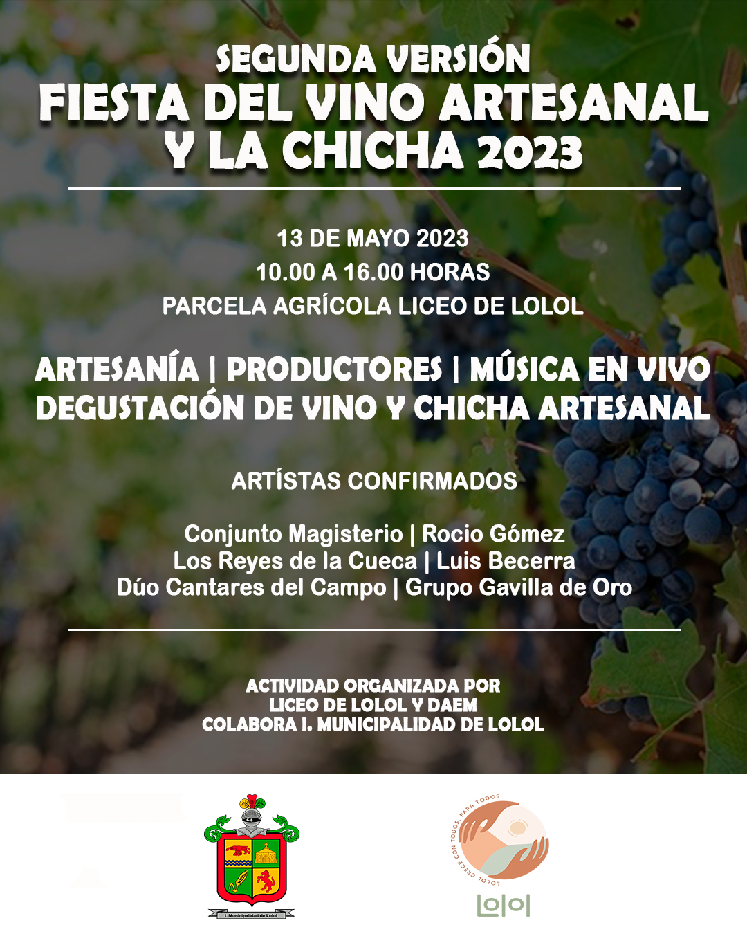 Fiesta del Vino Artesanal y la Chicha Año 2023